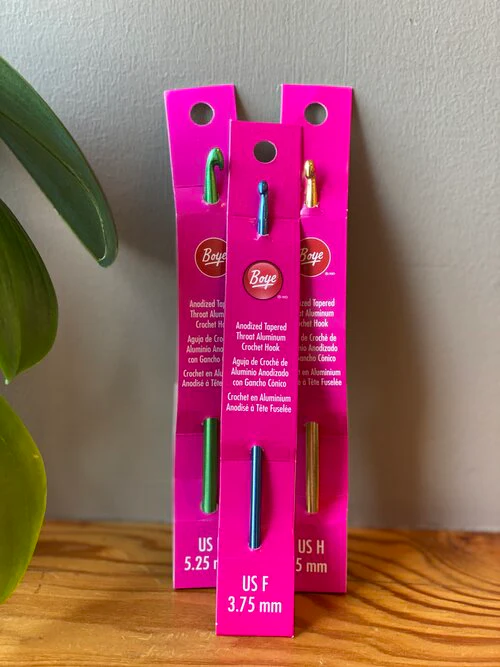 Aluminum Crochet Hook -Boye