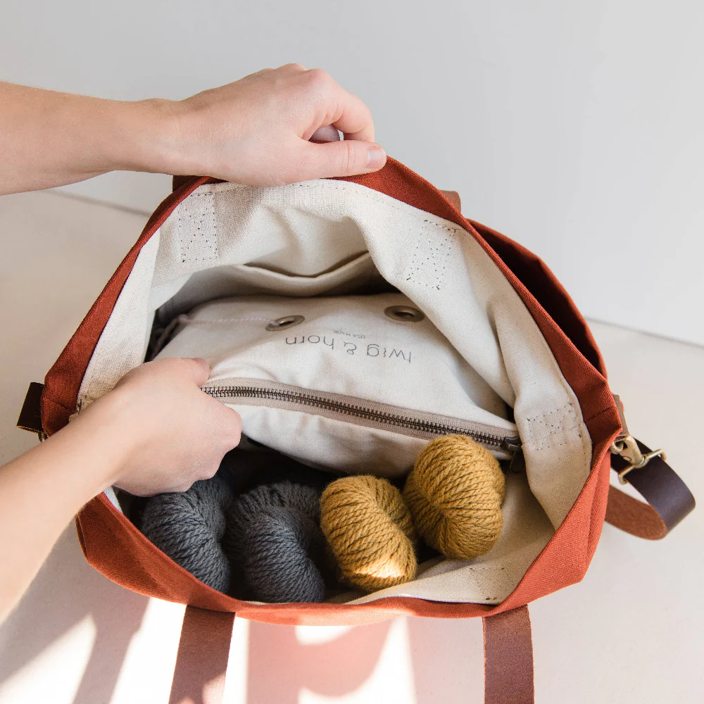 Canvas Crossbody Project Tote - Image 2