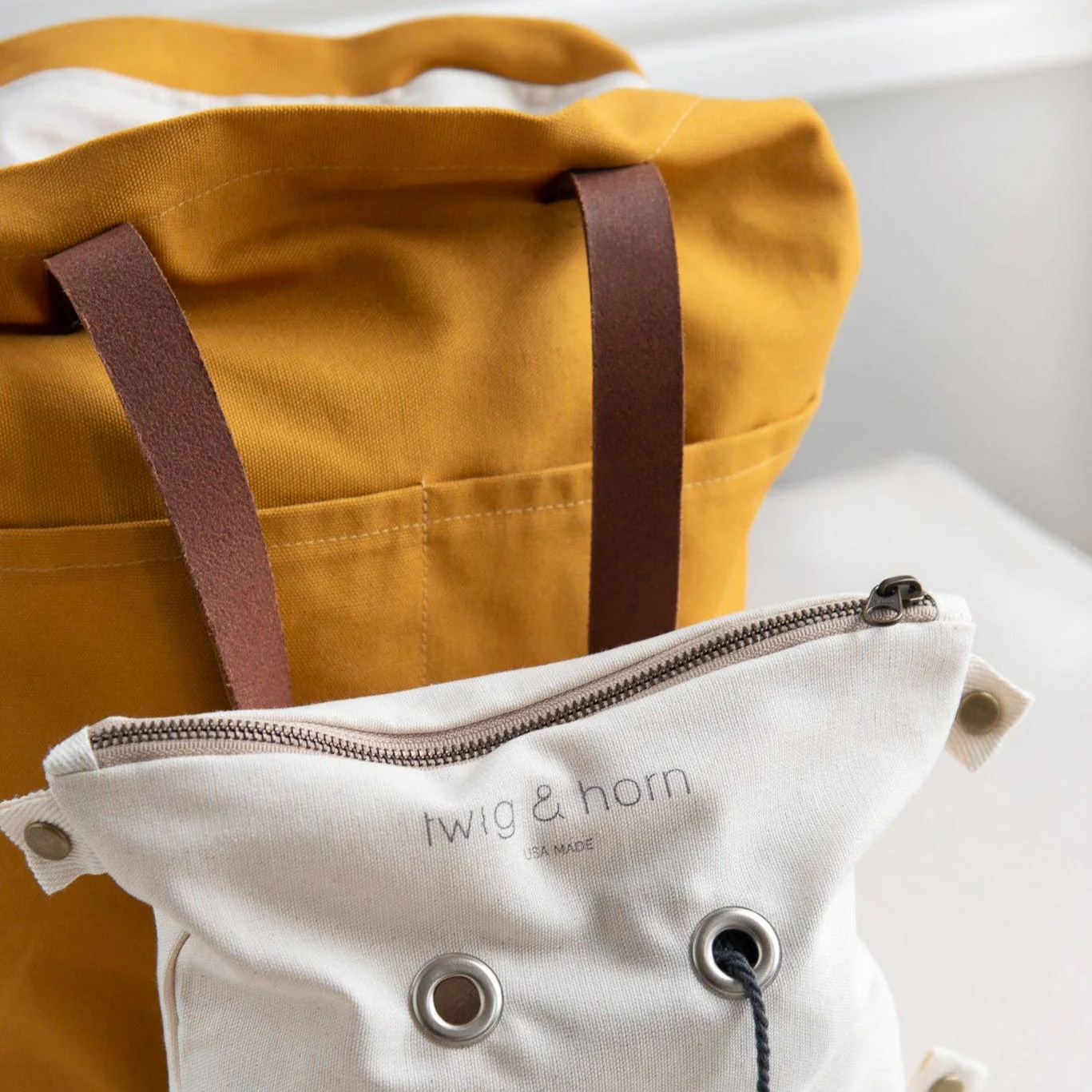 Canvas Crossbody Project Tote - Image 5