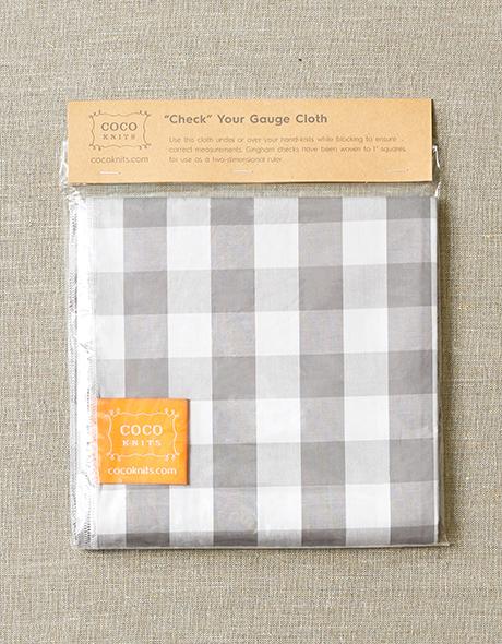 Check Your Gauge Gingham Cloth