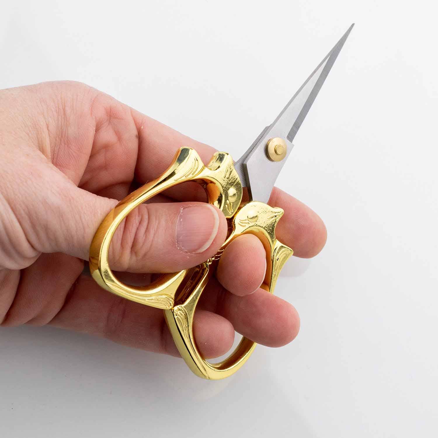 Golden Cat Embroidery Scissors - Image 6