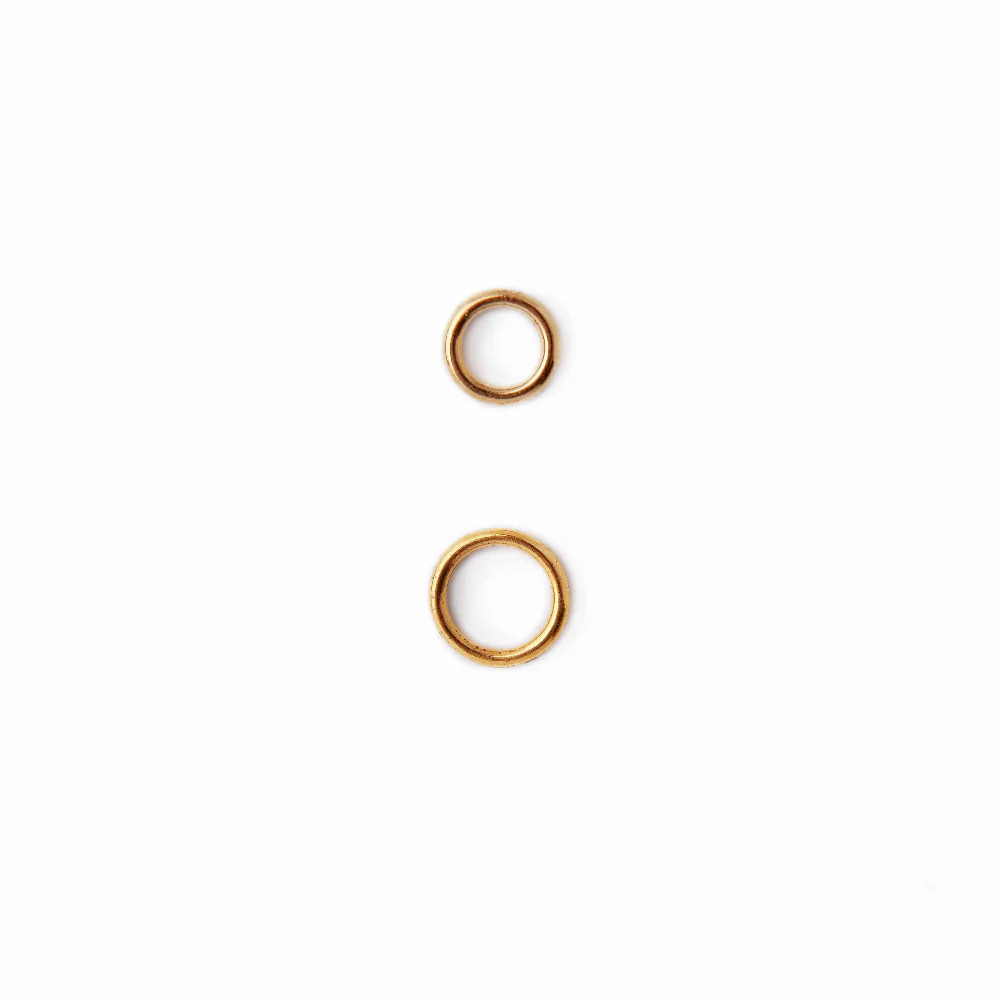 Simple Gold Ring Stitch Markers - Image 5