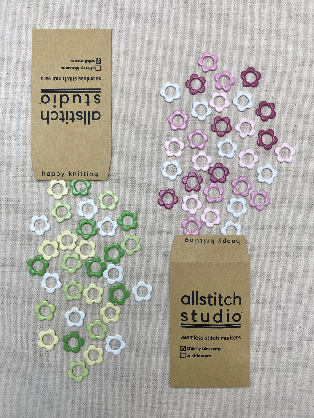 Large Flower Stitch Markers