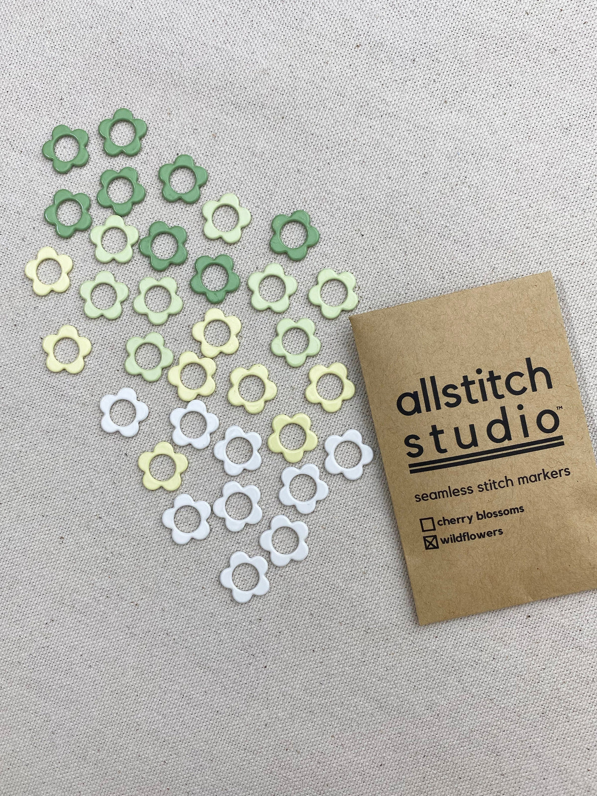 Large Flower Stitch Markers - Image 3