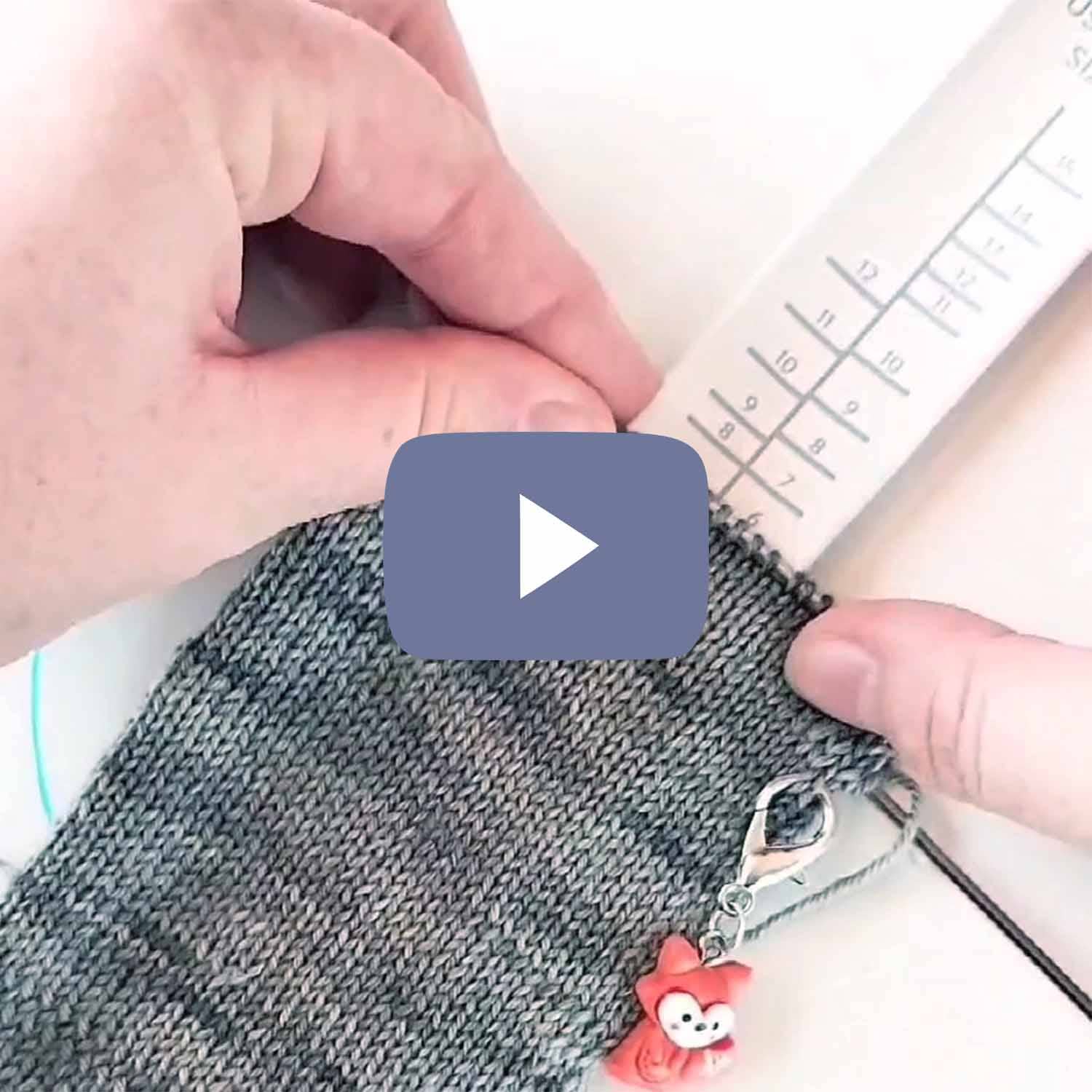 Sock Ruler - Sock Sizing Bracelet Ruler - Image 5