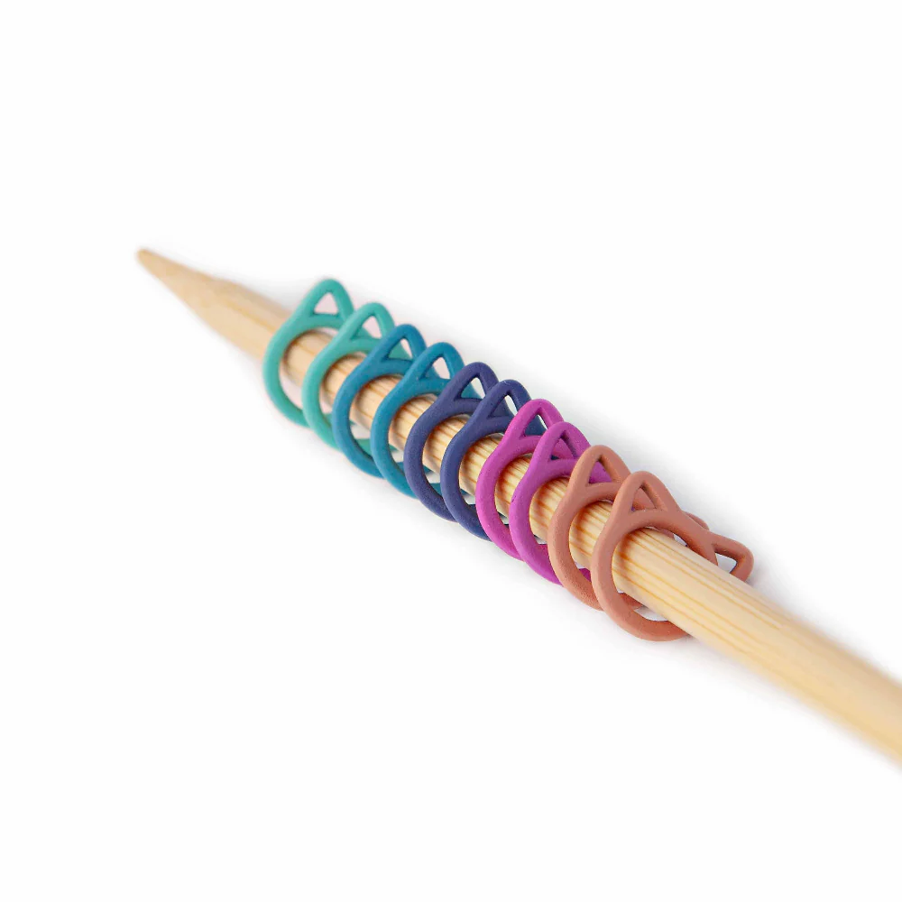 Solid Rainbow Cats - Simple Stitch Markers - Image 2