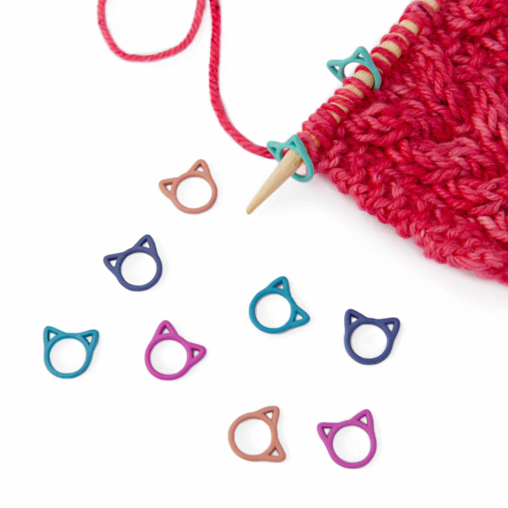 Solid Rainbow Cats - Simple Stitch Markers - Image 4