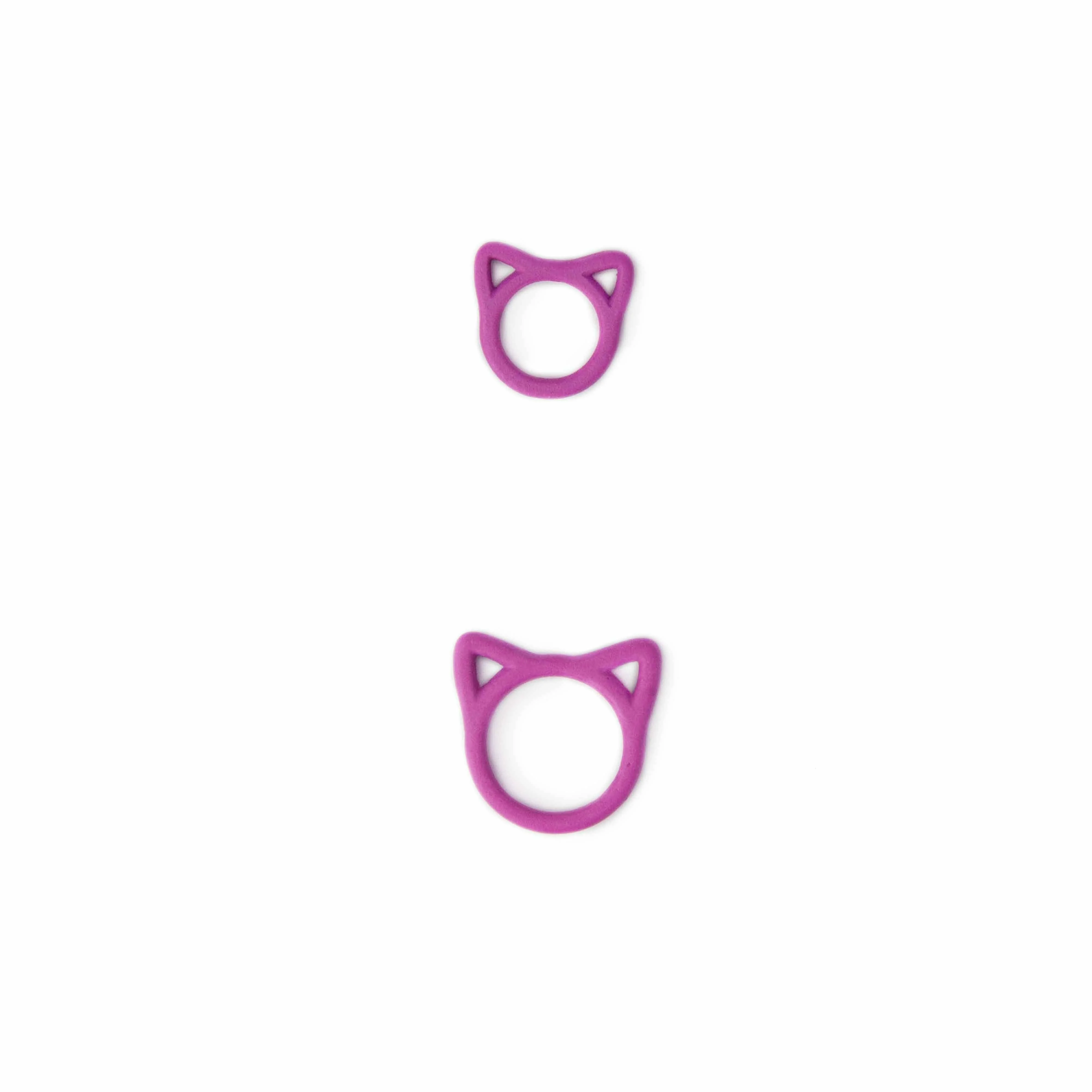 Solid Rainbow Cats - Simple Stitch Markers - Image 9